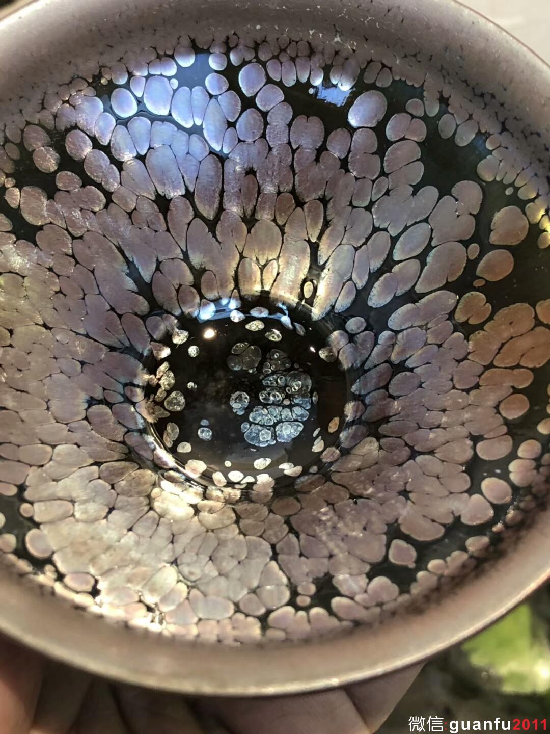 李昌海老師 彩蓮-鷓鴣斑 玉蘭杯 口徑：10高：6