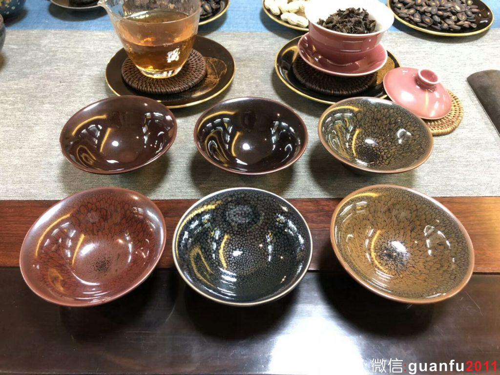 陳大鵬老師  10.5極品  鷓鴣斑 綠鷓鴣斑 油滴茶盞 珍珠斑茶盞