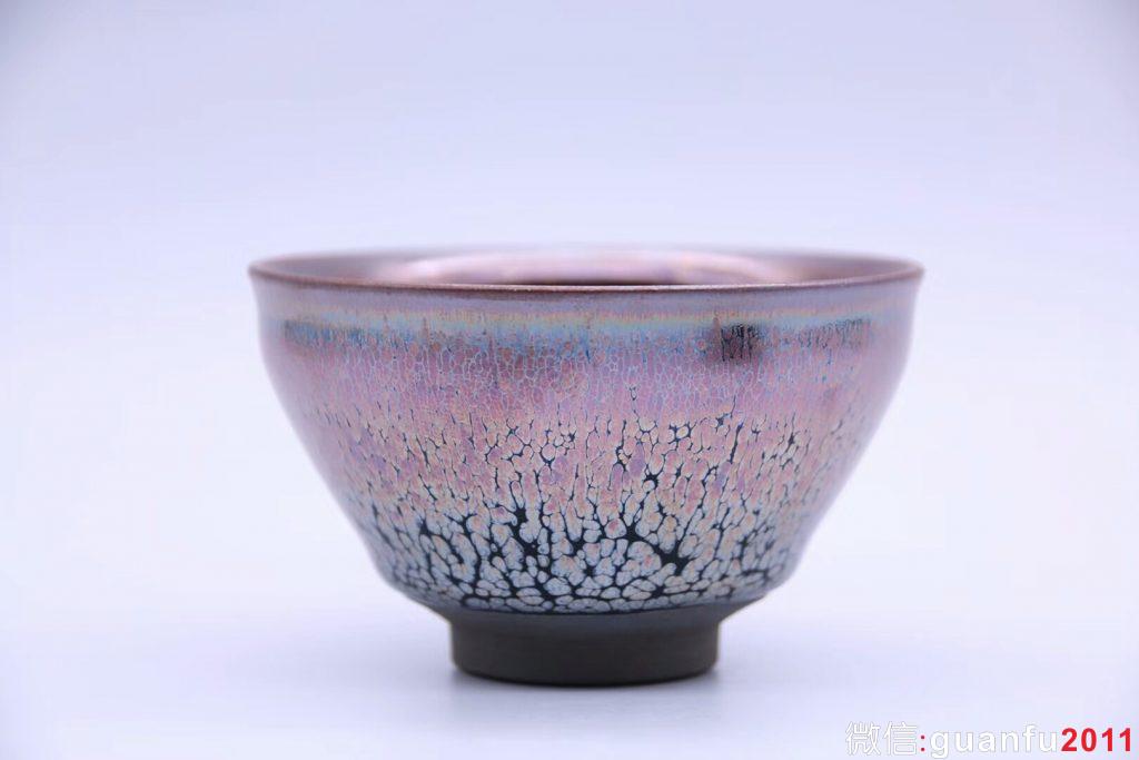 邀五朋摯友，品一盞好茶，敘舊事新情，高級工藝美術師作者：李遠興老師 品名：紫霞對杯