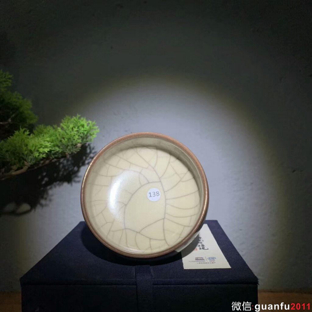 傳世哥窯 陳衛(wèi)星老師 禪定杯 口徑8.5cm 高4cm