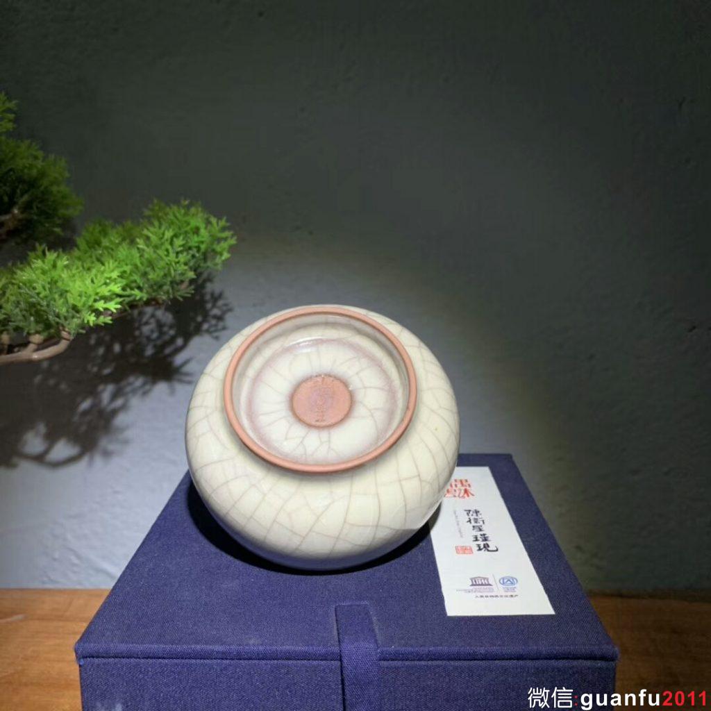 傳世哥窯 陳衛(wèi)星老師 禪定杯 口徑8.5cm 高4cm
