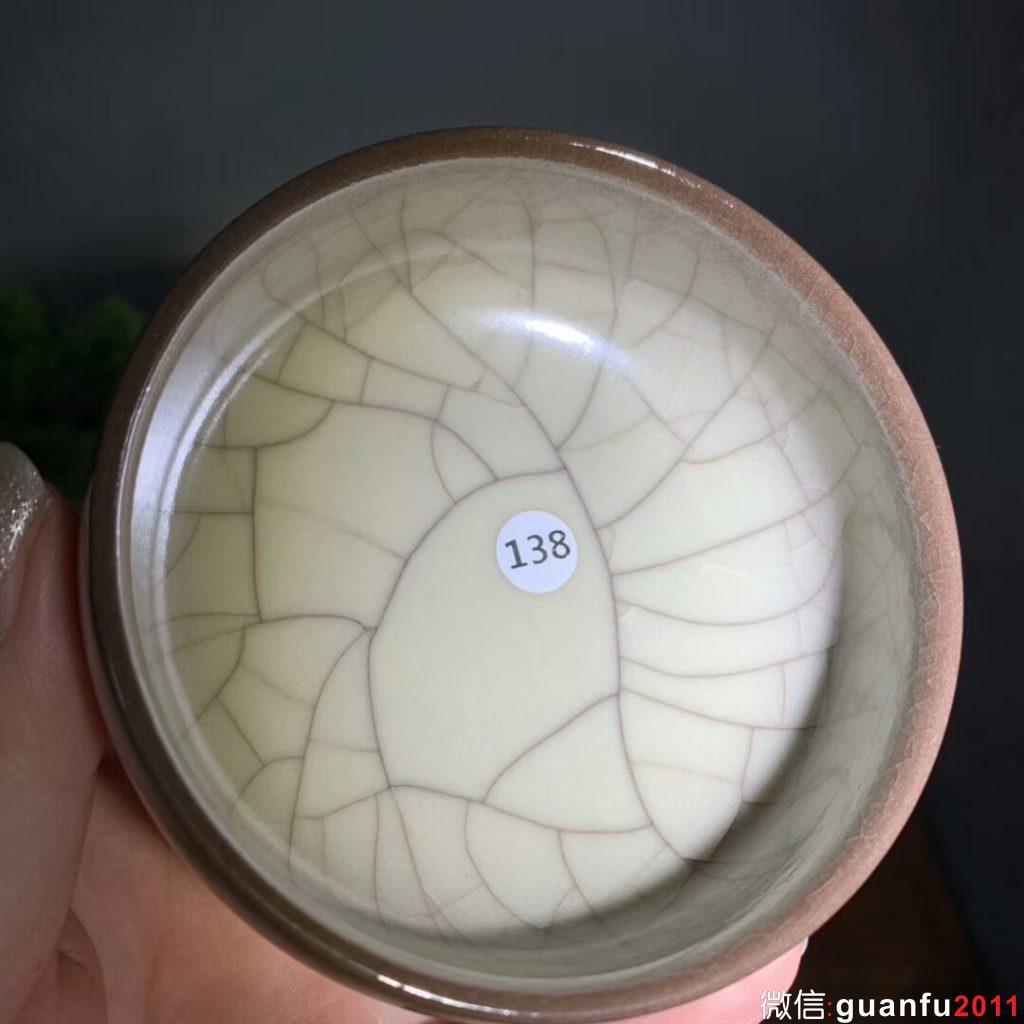 傳世哥窯 陳衛(wèi)星老師 禪定杯 口徑8.5cm 高4cm