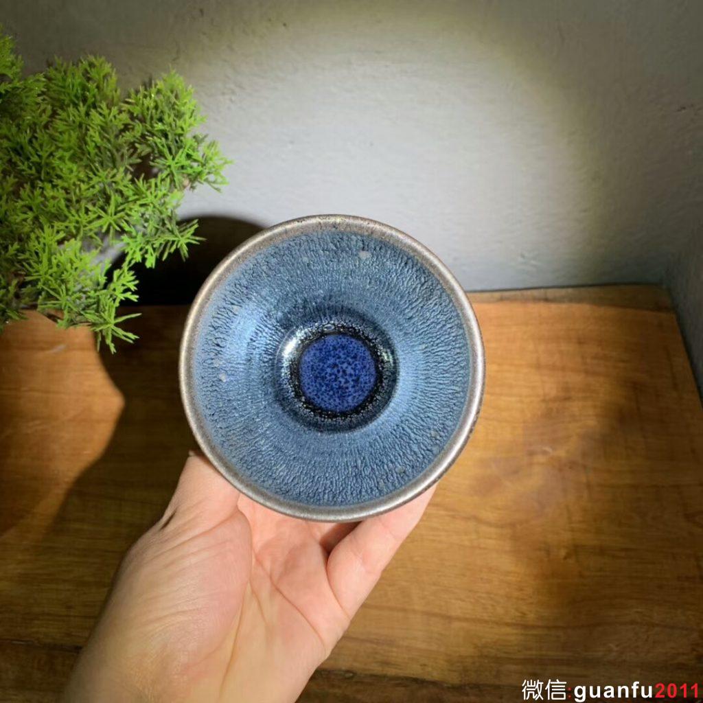 溪琪銀毫將軍杯 口徑9cm 高6cm