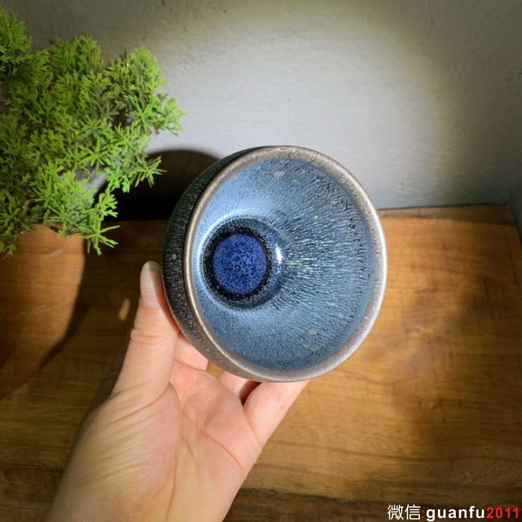 溪琪銀毫將軍杯 口徑9cm 高6cm