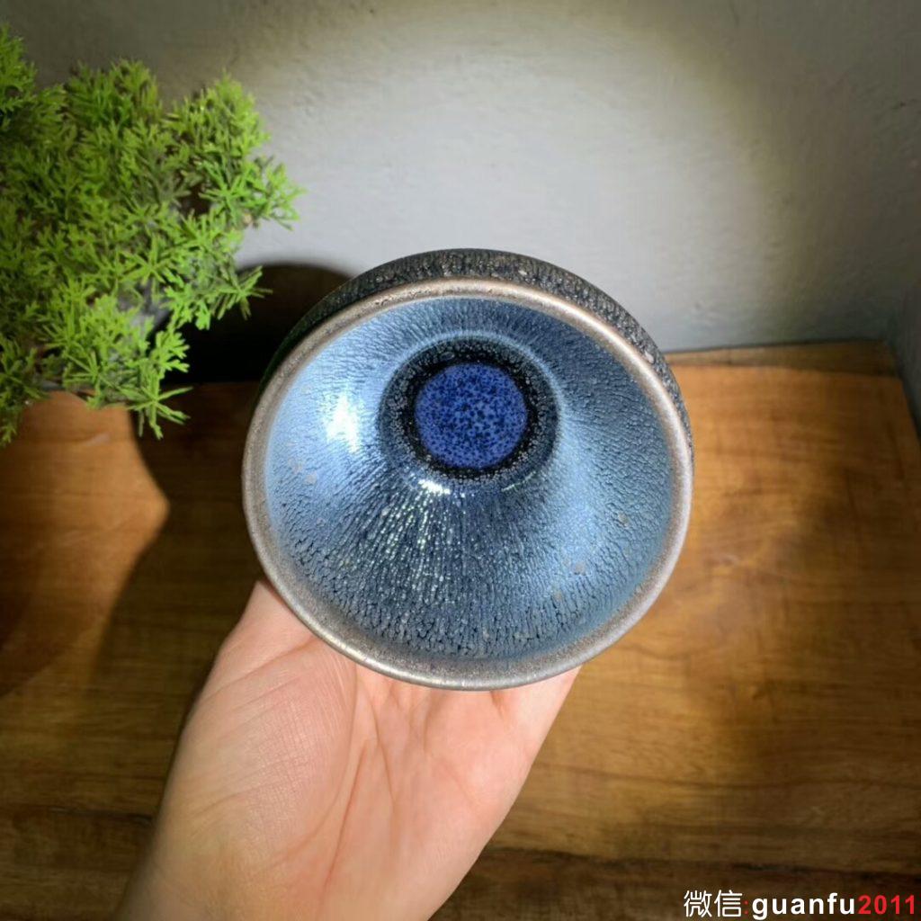 溪琪銀毫將軍杯 口徑9cm 高6cm