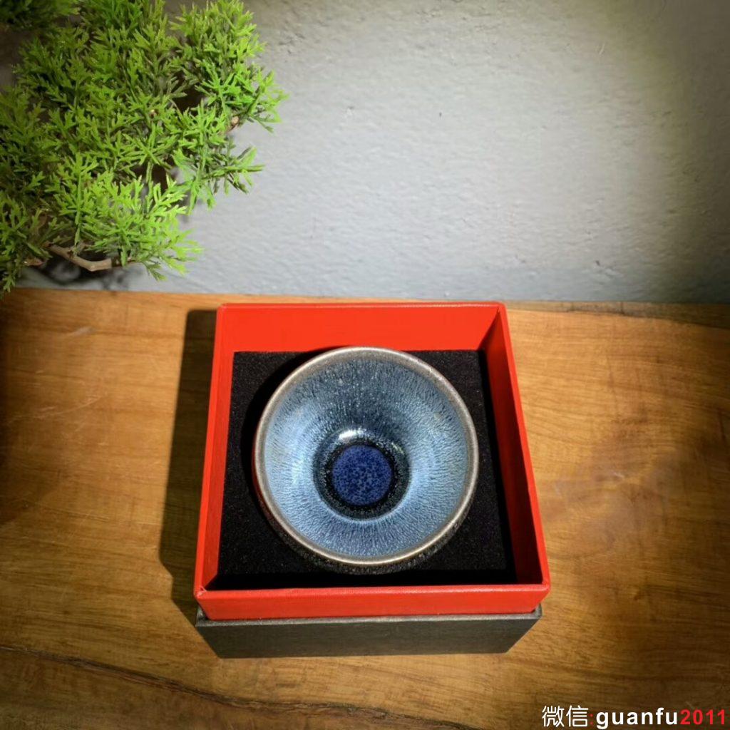 溪琪銀毫將軍杯 口徑9cm 高6cm