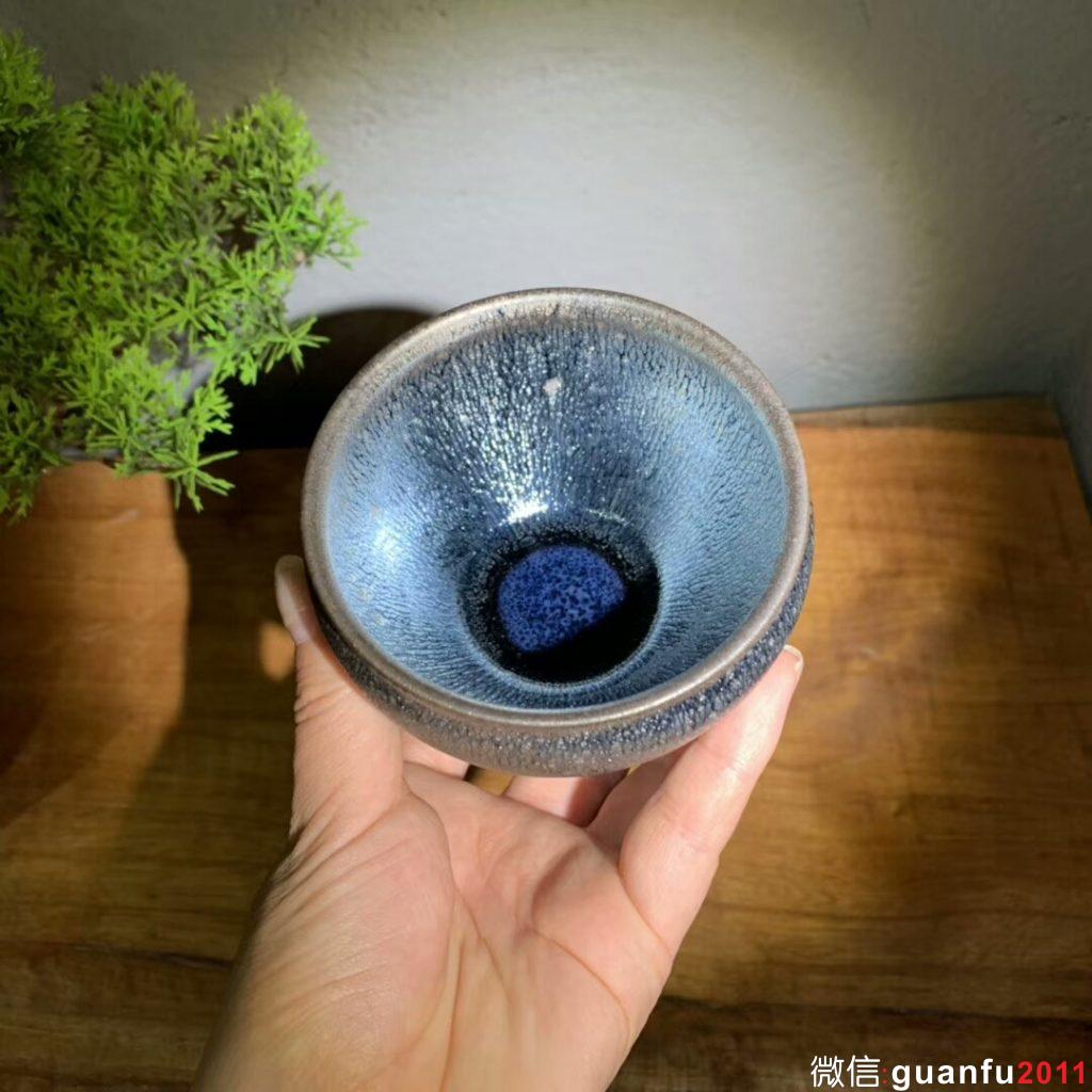 溪琪銀毫將軍杯 口徑9cm 高6cm