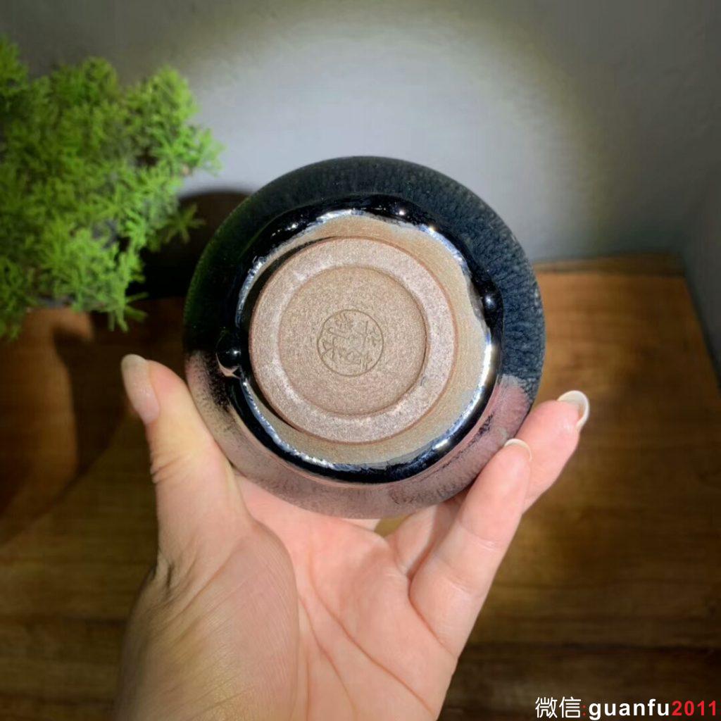 溪琪銀毫將軍杯 口徑9cm 高6cm