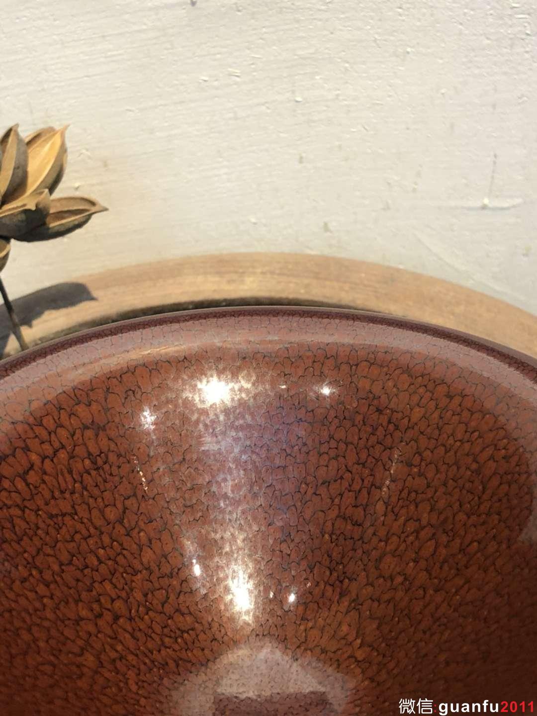 紅紅火火過(guò)年咯  陳大鵬老師  極品 紅鷓鴣斑  口徑：16 斗笠型