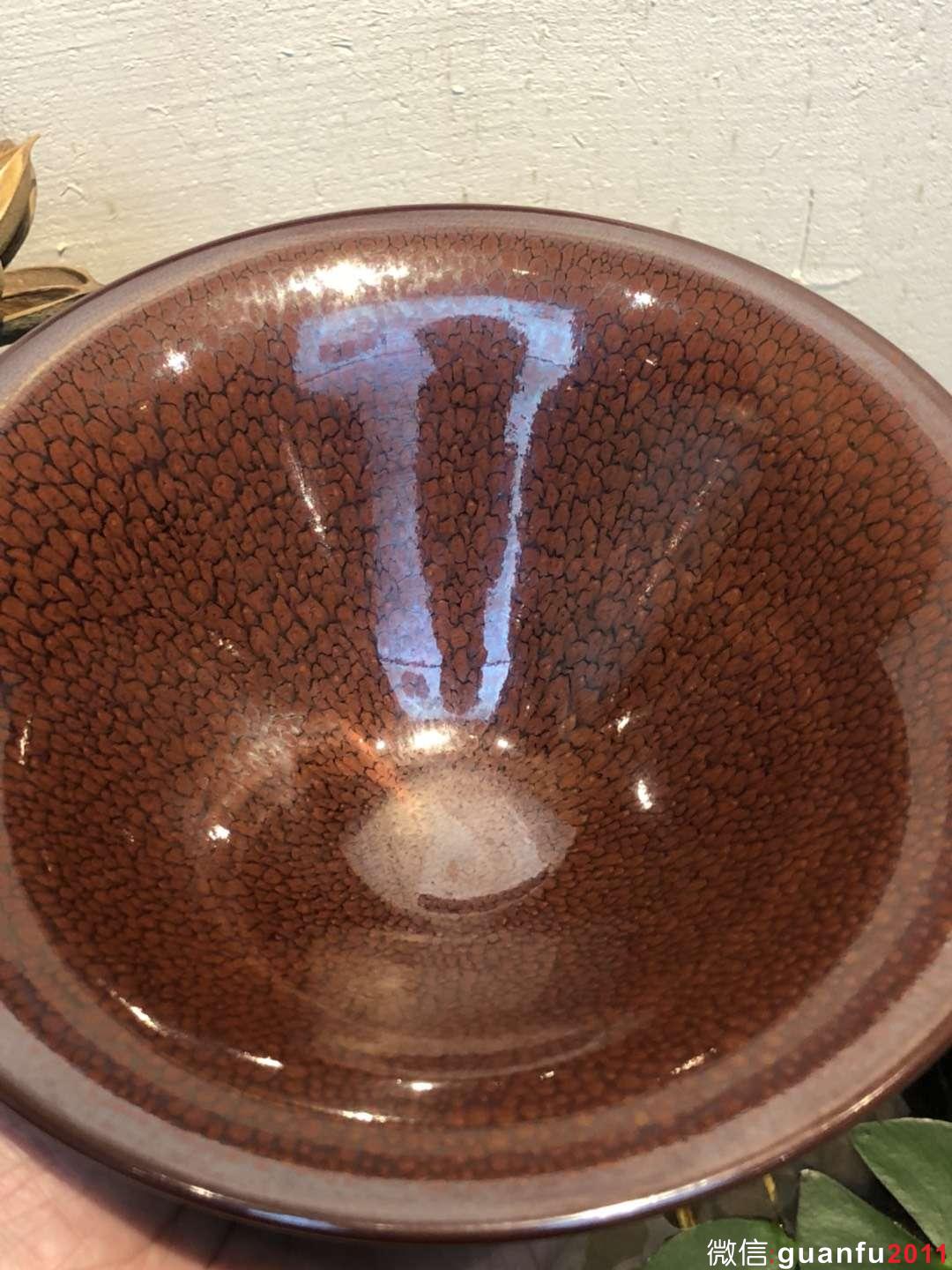 紅紅火火過(guò)年咯  陳大鵬老師  極品 紅鷓鴣斑  口徑：16 斗笠型