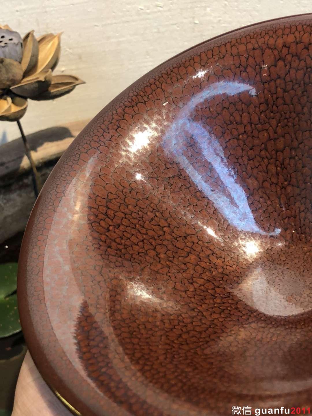 紅紅火火過(guò)年咯  陳大鵬老師  極品 紅鷓鴣斑  口徑：16 斗笠型