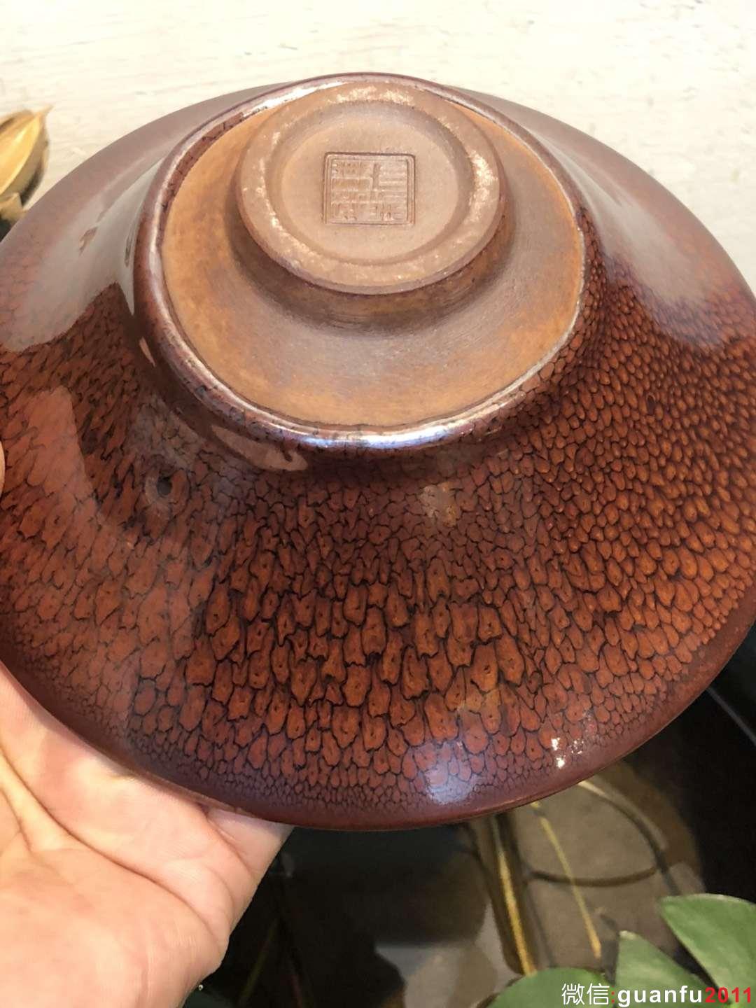 紅紅火火過(guò)年咯  陳大鵬老師  極品 紅鷓鴣斑  口徑：16 斗笠型