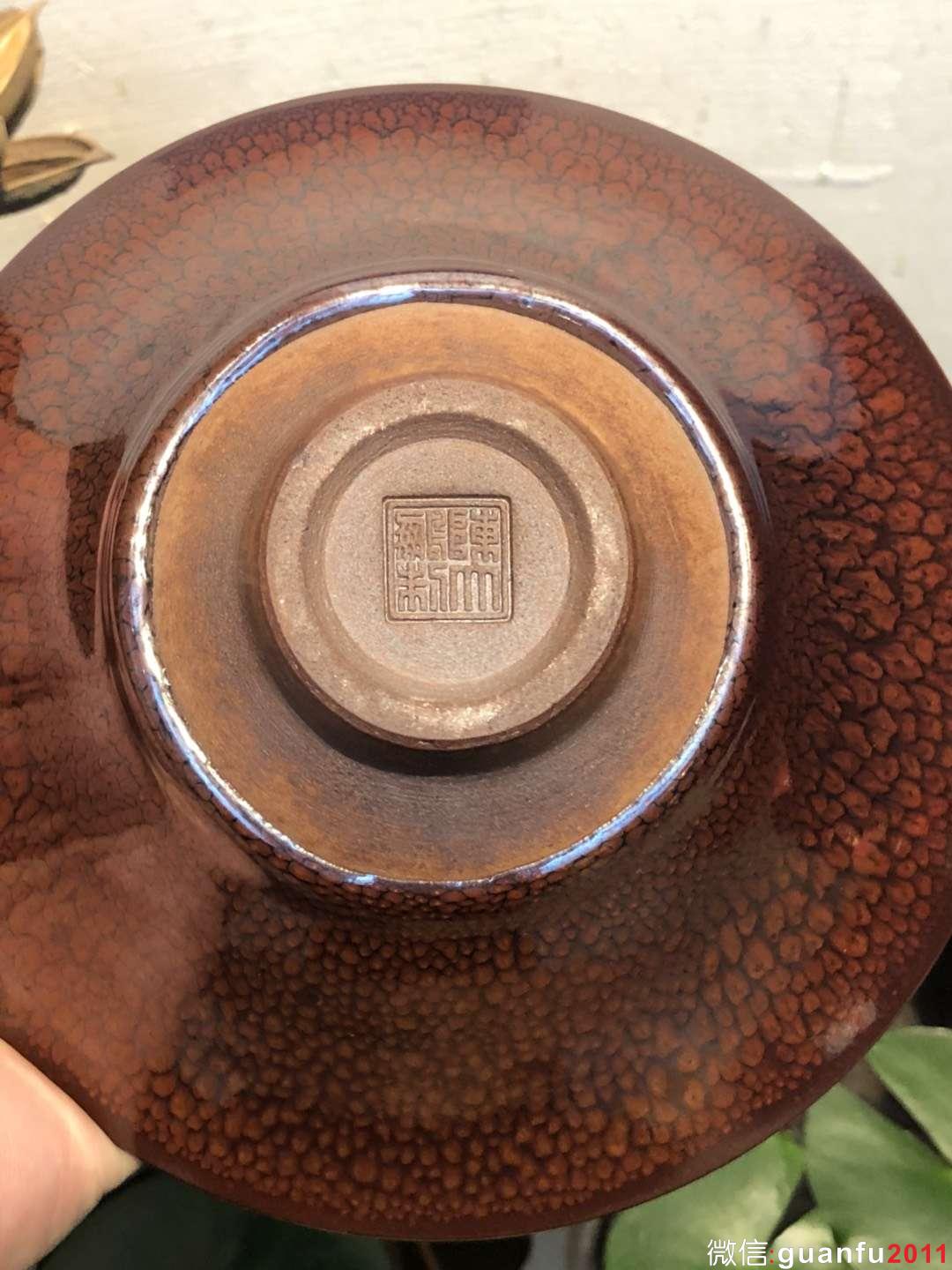 紅紅火火過(guò)年咯  陳大鵬老師  極品 紅鷓鴣斑  口徑：16 斗笠型