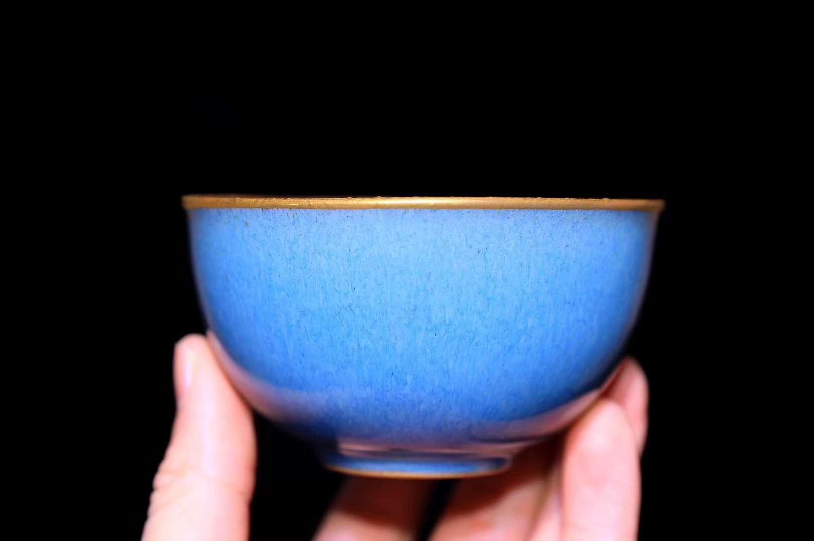 作者：葛昊翔老師作品：藍(lán)寶石 金杯 口徑：8cm*4.3cm