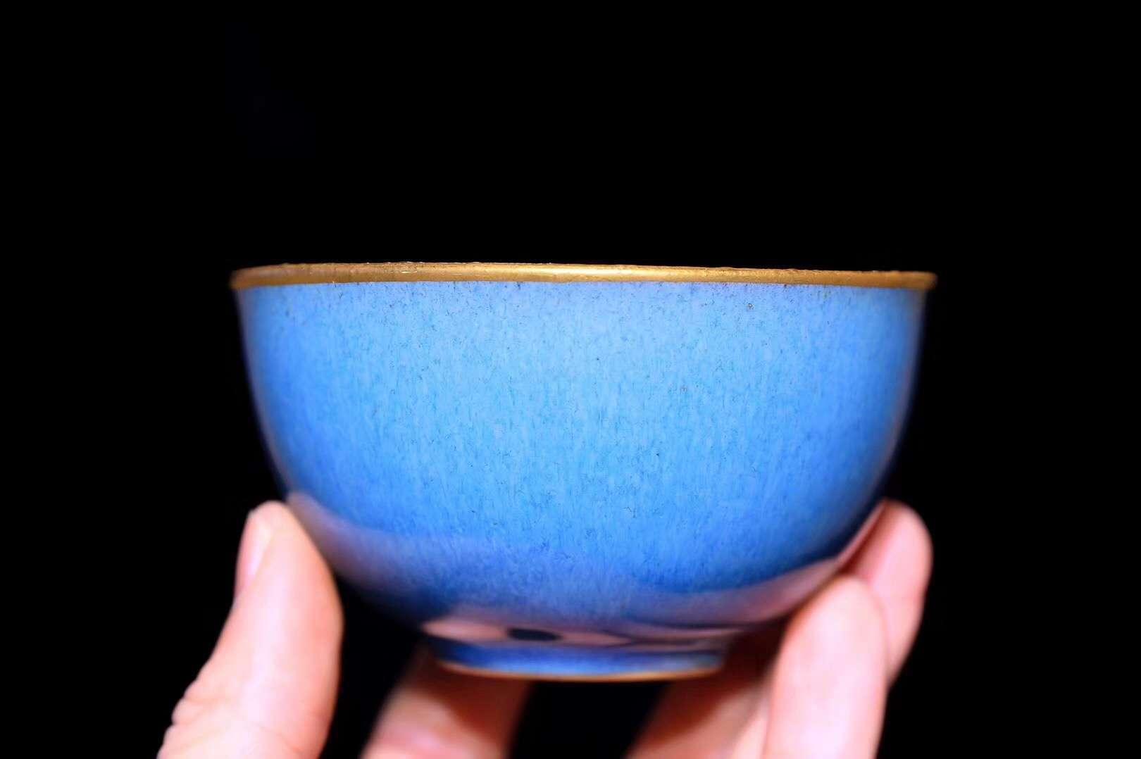 作者：葛昊翔老師作品：藍(lán)寶石 金杯 口徑：8cm*4.3cm