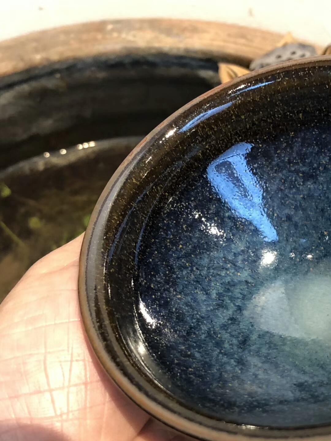 國大師 孫建興老師  烏金藍 束口盞