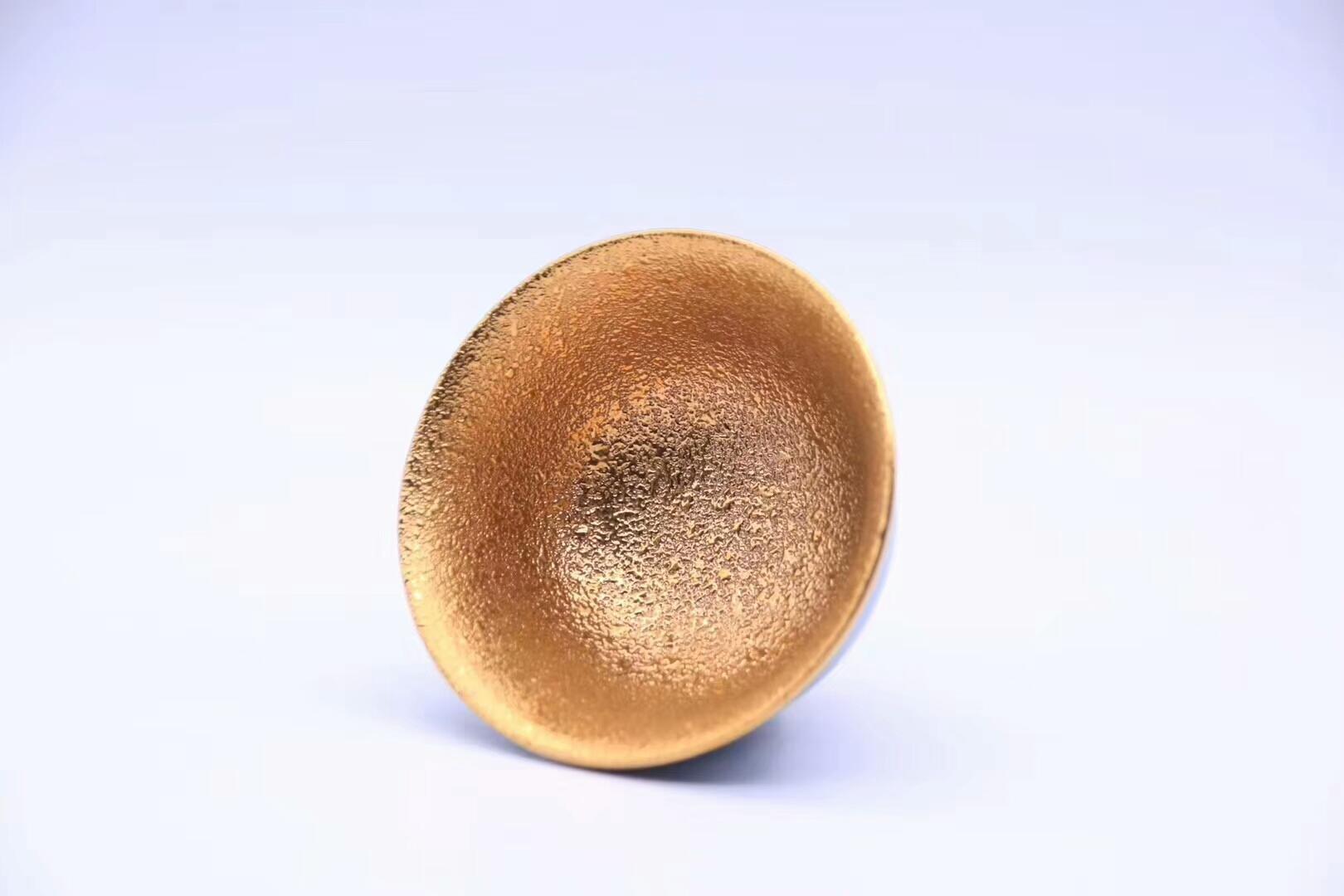 藍(lán)寶石釉24K金盞 收藏級（明星同款） ——非物質(zhì)文化傳承人 ——葛昊翔
